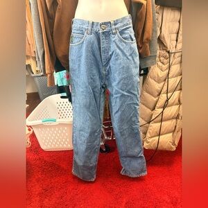 Y2K Cabela's Straight-Leg Jeans in Light Blue Denim